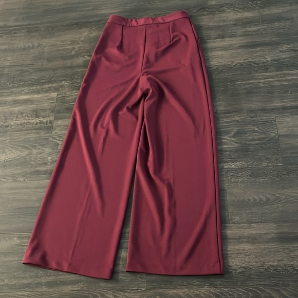 Chriselle Lim size Medium Magenta wide leg pants - Picture 4 of 5